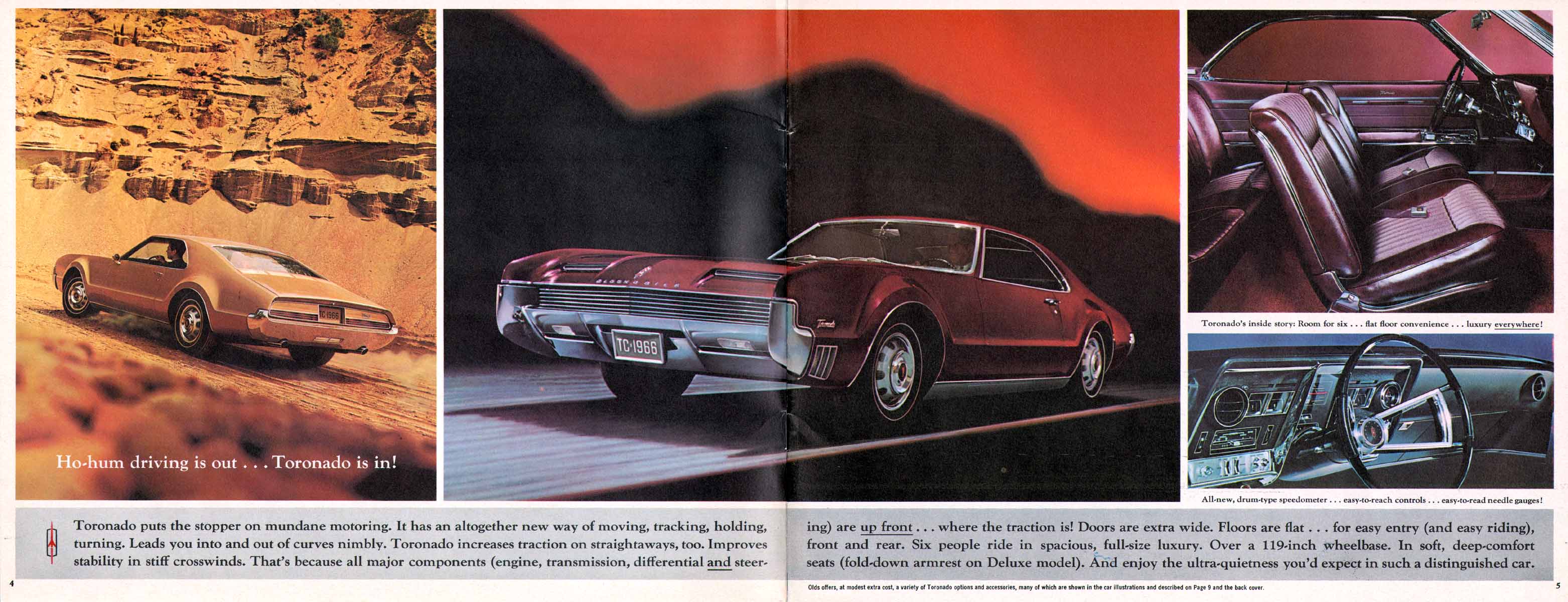 1966 Oldsmobile Sports Cars Brochure Page 3